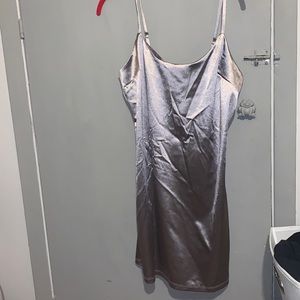 Gray Mini Dress